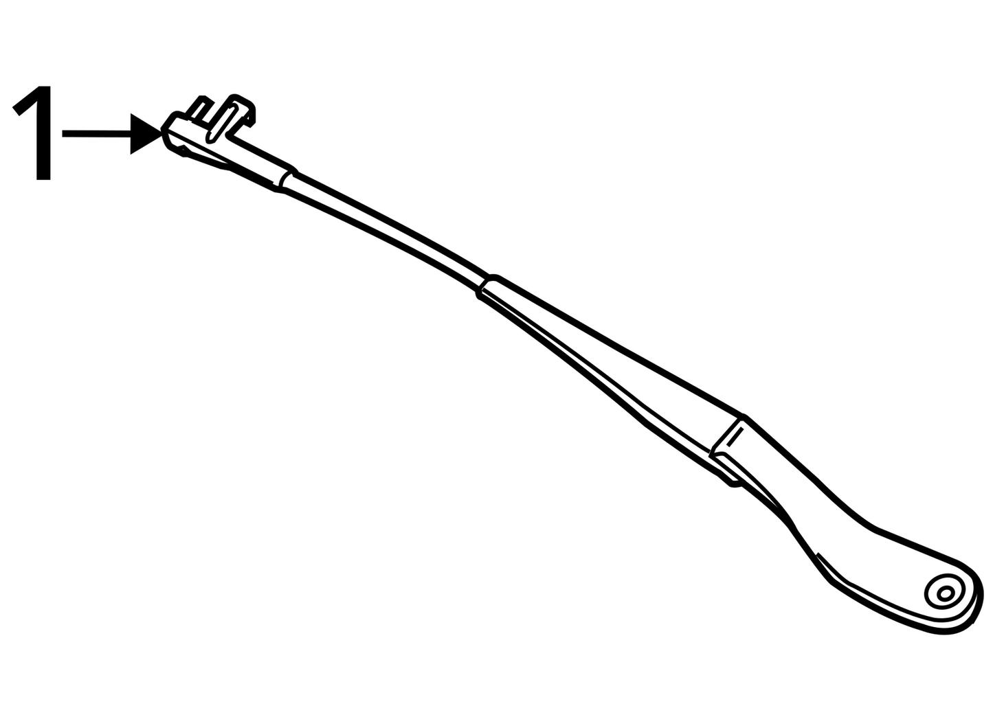 2006 - 2013 VOLVO C70 WINDSHIELD WIPER ARMS PAIR LEFT AND RIGHT