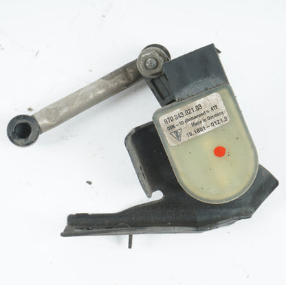 10-16 PORSCHE PANAMERA FRONT LEFT DRIVER SIDE HEADLIGHT HEIGHT LEVEL SENSOR OEM