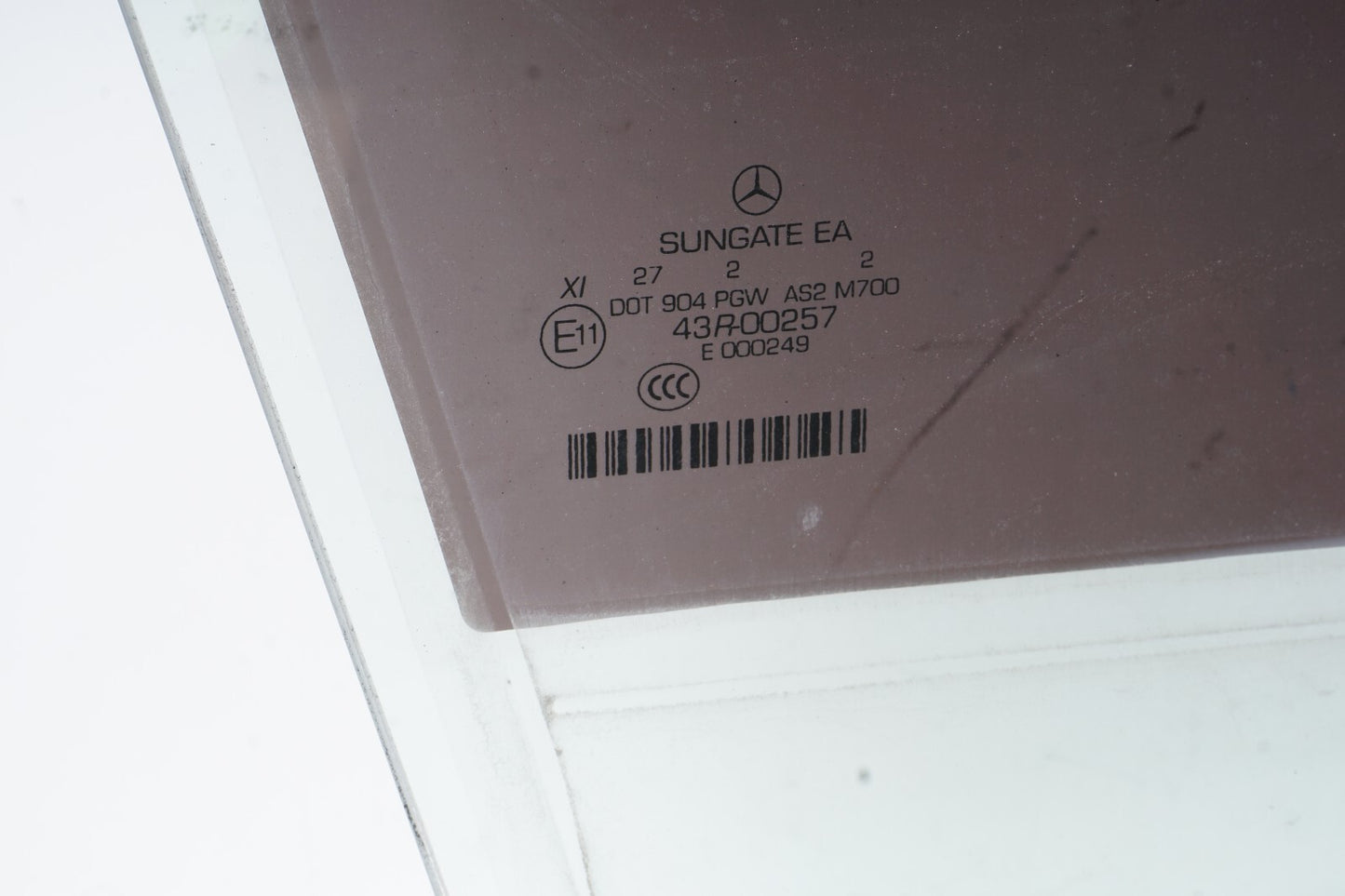 07-13 Mercedes W221 S400 S550 S63 Front Right Passeng Side Door Window Glass OEM
