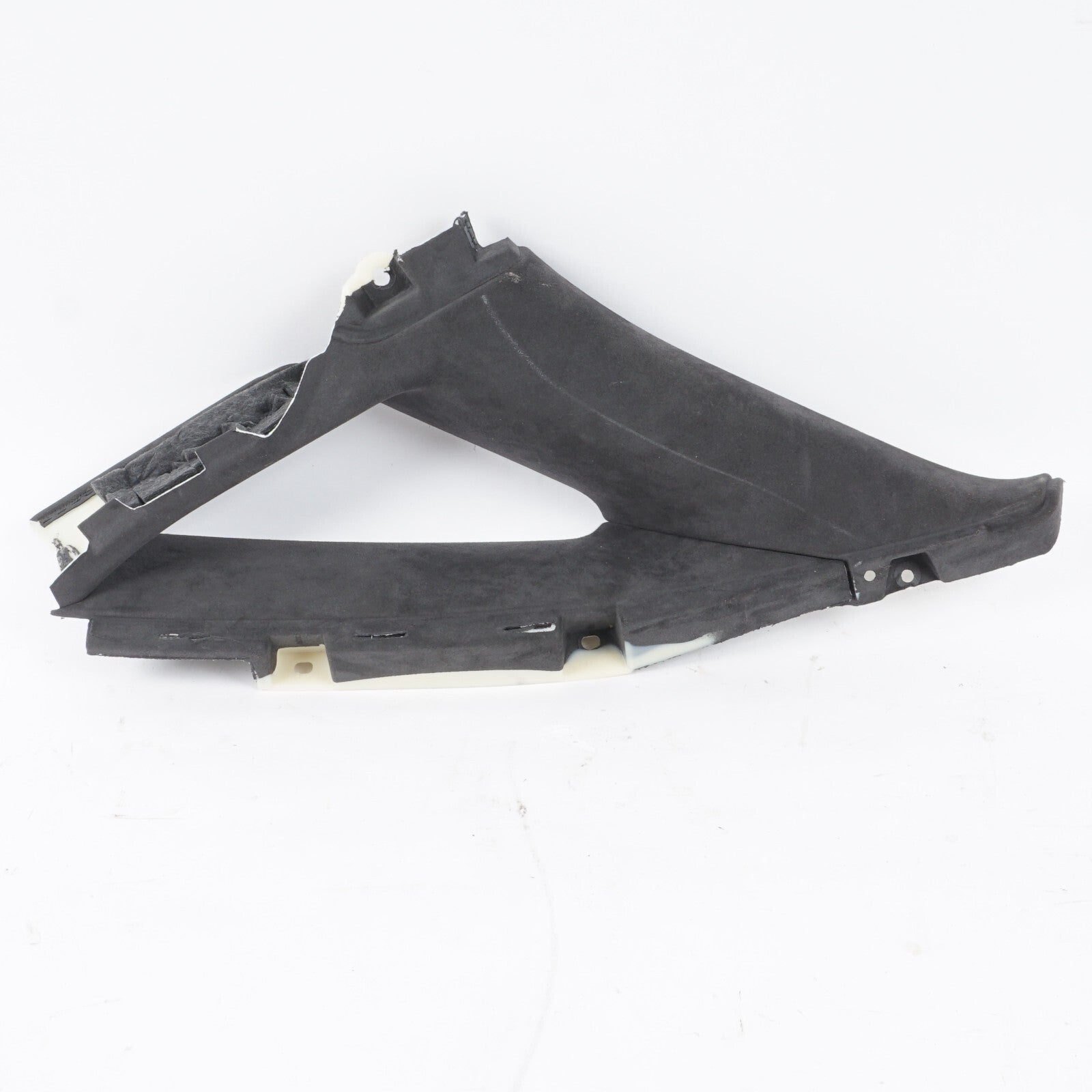 11-17 AUDI A8 A8L S8 REAR RIGHT SIDE C PILLAR QUARTER WINDOW TRIM  ALCANTARA OEM