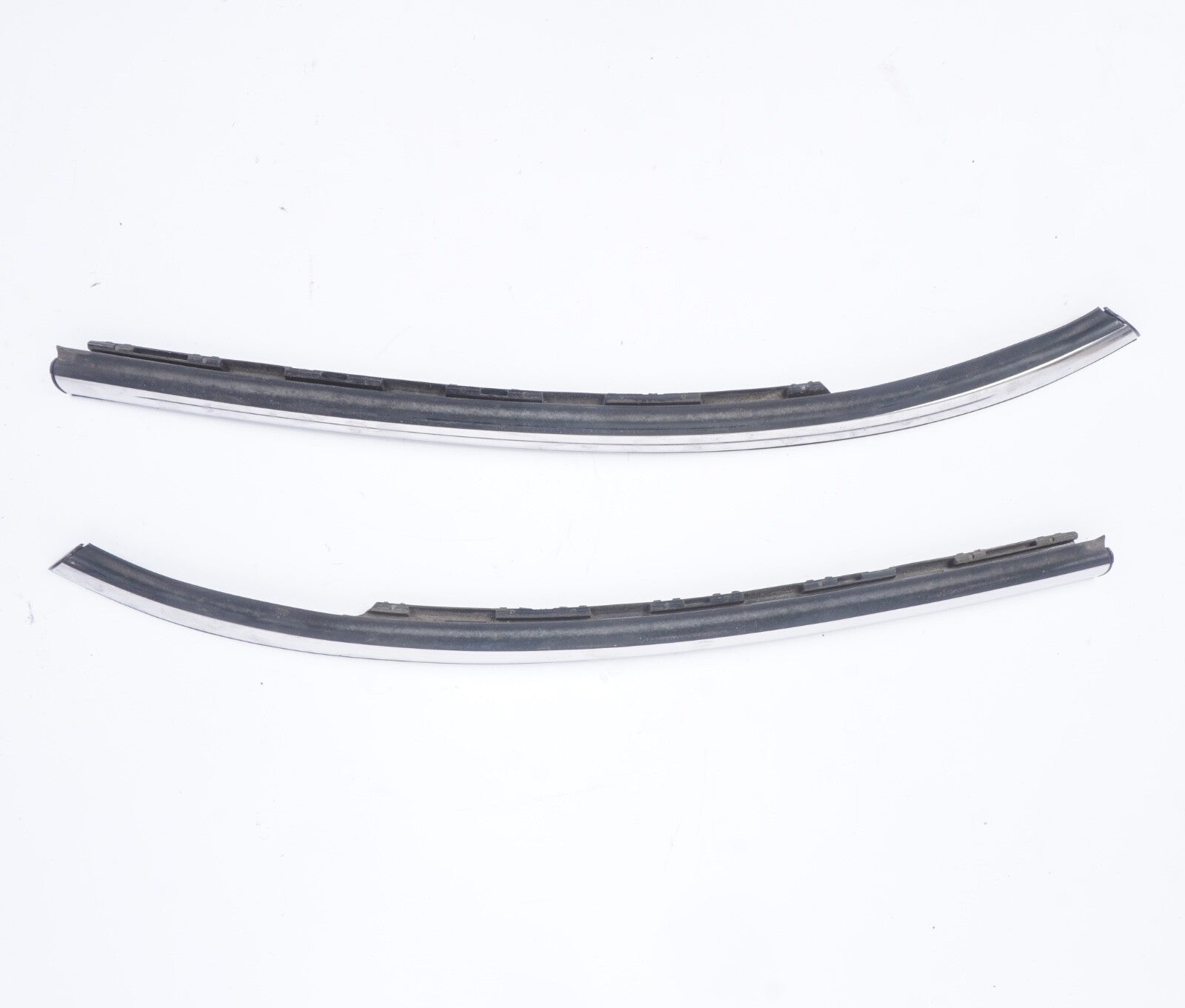 14-2019 Mini Cooper F55 Retaining Rear Right Left Mould Panel Trim CHROME SET