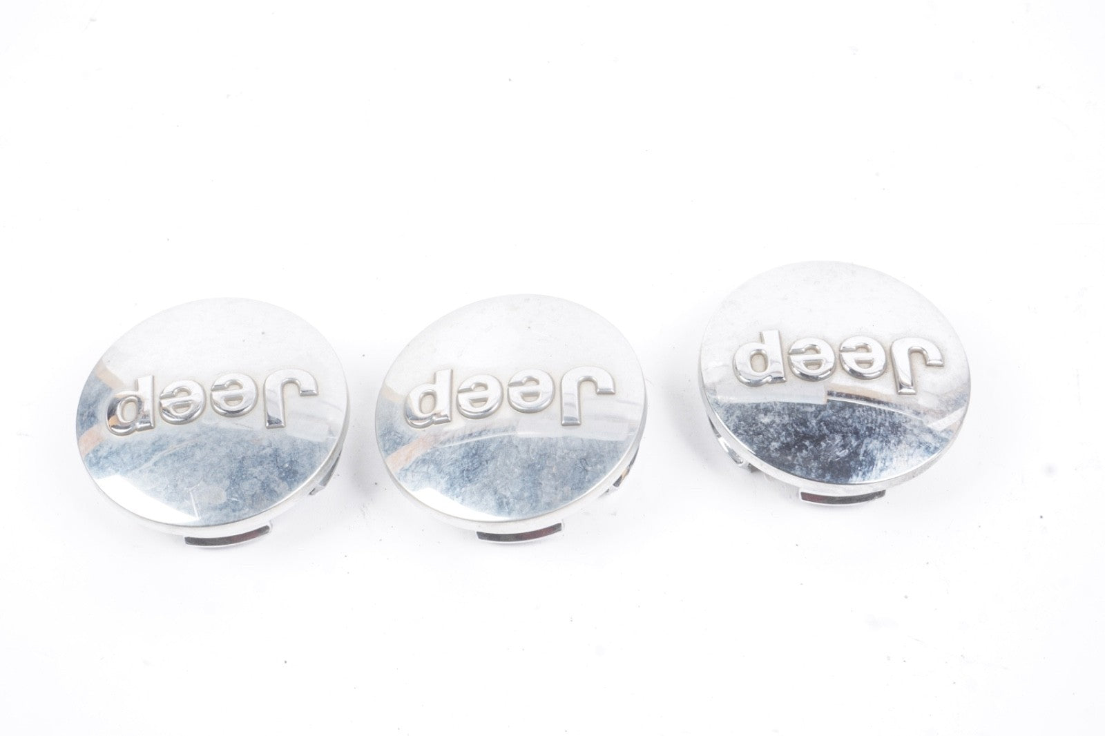 2009 - 2023 Jeep Compass Chrome Center Caps 2.5"