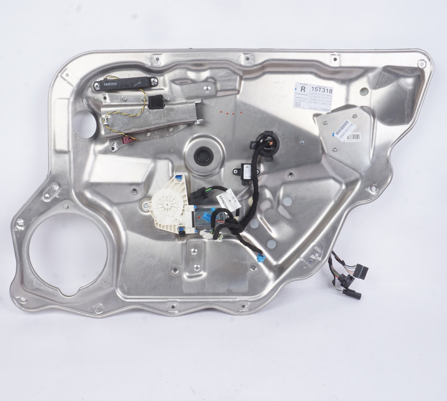 2007-2013 MERCEDES S550 W221 REAR PASSENGER DOOR WINDOW REGULATOR & CARRIER OEM