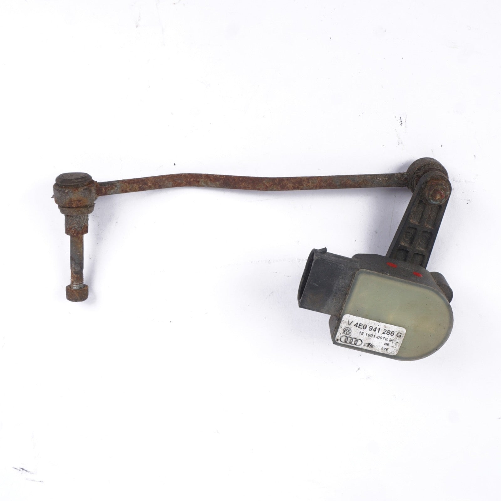 07-10 Audi A8 S8 Front Right Side Headlight Level Sensor 4E0941286E OEM