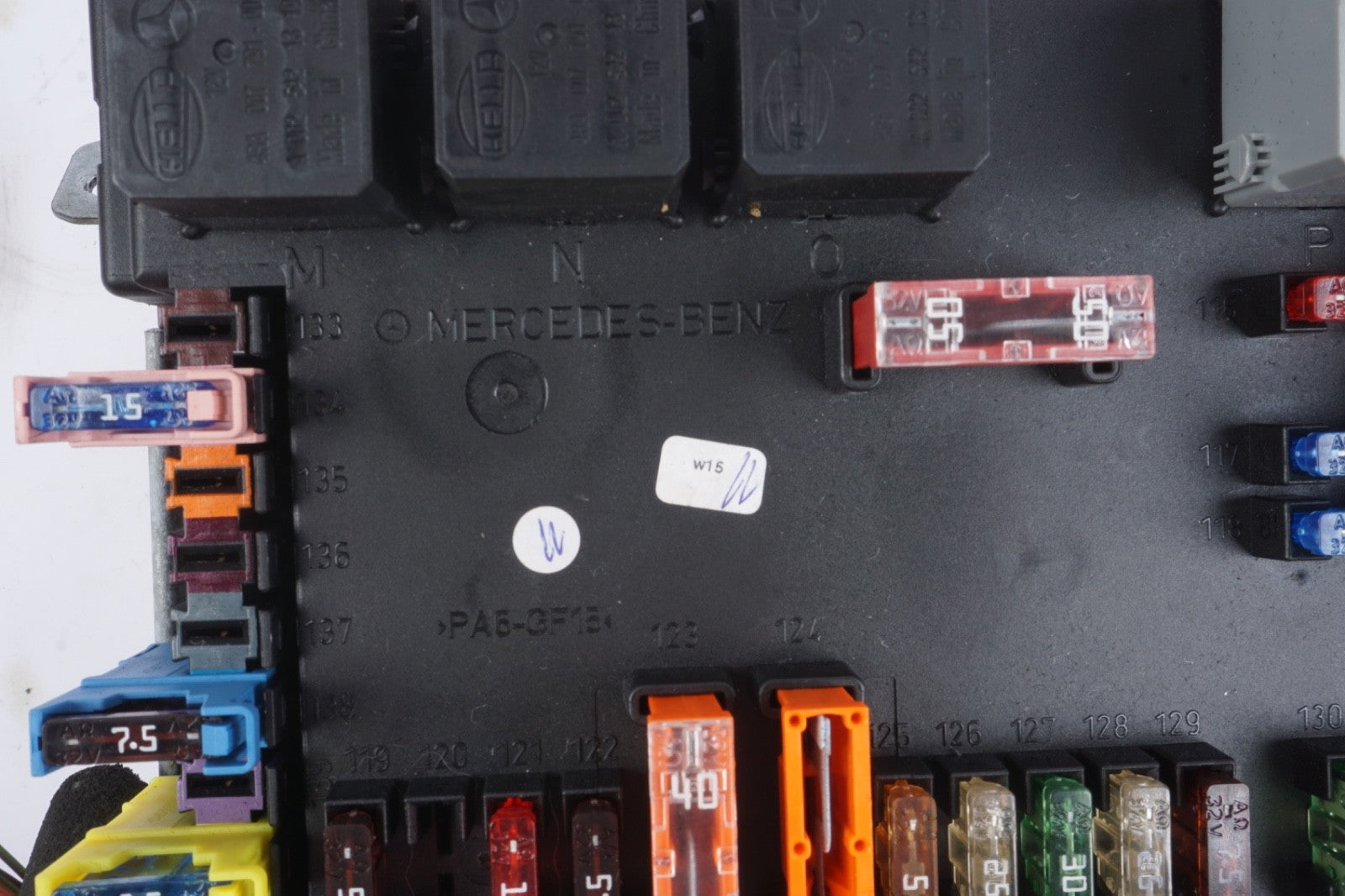 10-13 Mercedes W221 S400 S550 S65 AMG Rear Sam Fuse Box Relay Module Control OEM