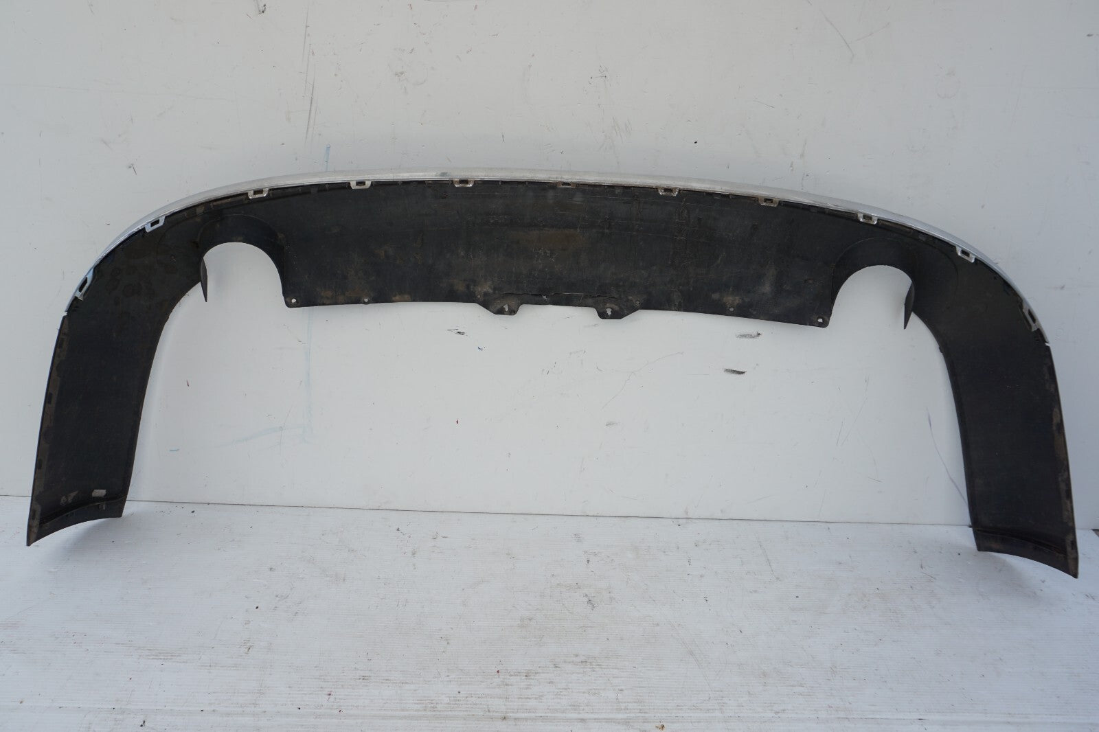 2011 - 2014 AUDI A8L A8 REAR BUMPER LOWER VALANCE SPOILER  OEM