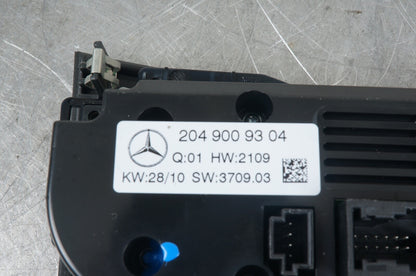 2011 MERCEDES C-CLASS Heat AC Controller C300 2049009304 OEM