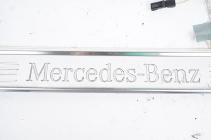 14-20 Mercedes S550 W222 Illuminated Door Step Sill Panel Set of 3 OEM