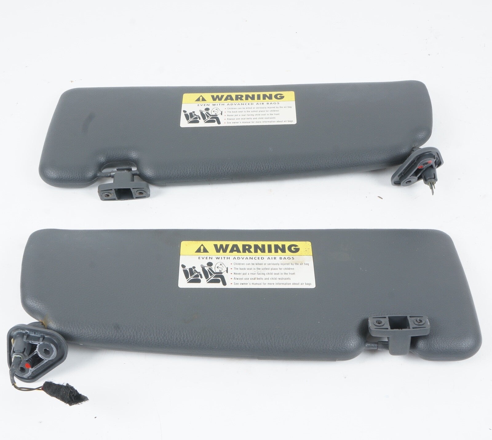 2006 - 2010 BMW E63 650i M6 Interior Sun Visor Left Right Pair