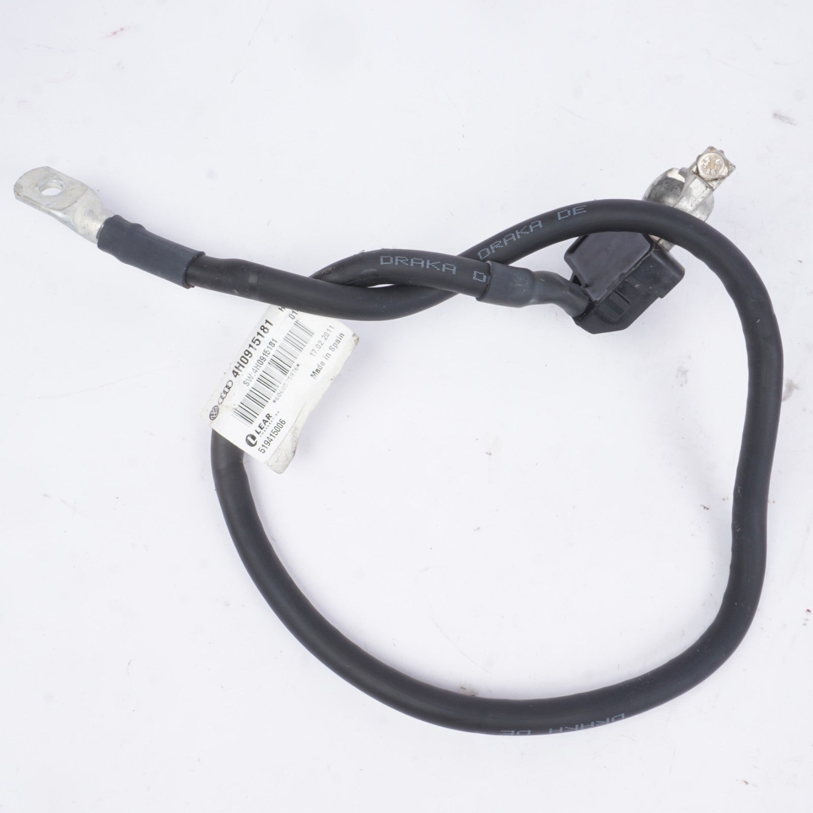 2012 - 2018 Audi A8 A8l S8 3.0l 4.0l Negative Battery Cable Terminal OEM