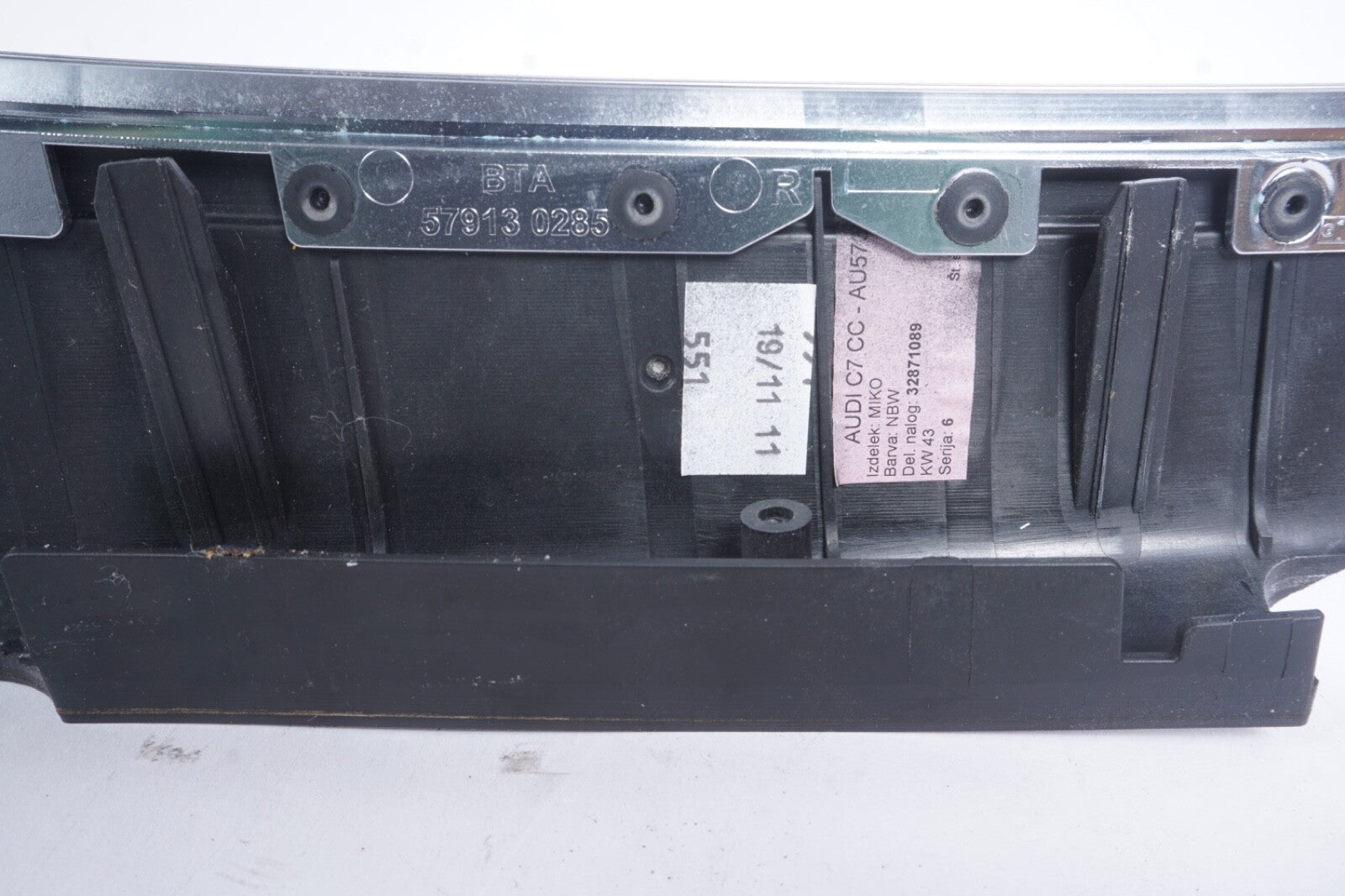 2012-2018 AUDI A6 C7 A7 CENTER CONSOLE FRONT COVER FRAME TRIM OEM