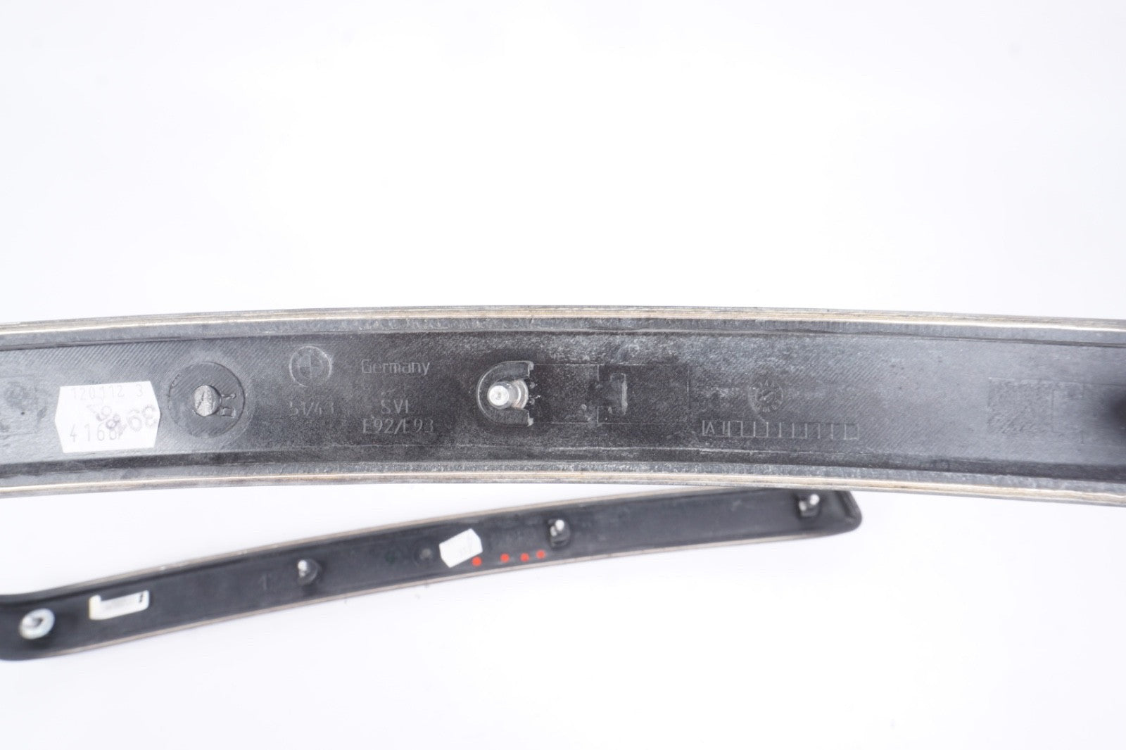 2007-2013 BMW E92 E93 Coupe Rear Left Right Side Grained Wood Trim Strip OEM