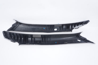 14-17 MERCEDES W207 E400 E350 COUPE FRONT RIGHT LEFT TRIM A PILLAR OEM GRAY