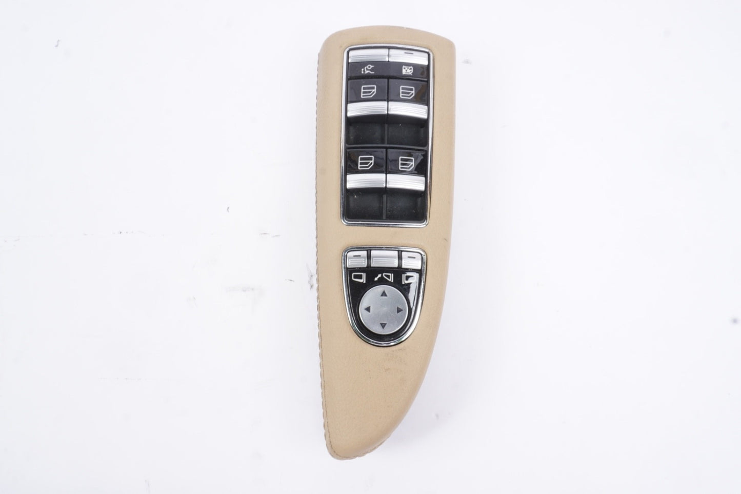 09-13 Mercedes W221 S400 S550 Front Left Side Window Control Switch Beige OEM