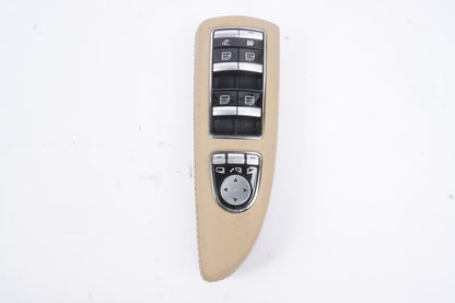 09-13 Mercedes W221 S400 S550 Front Left Side Window Control Switch Beige OEM