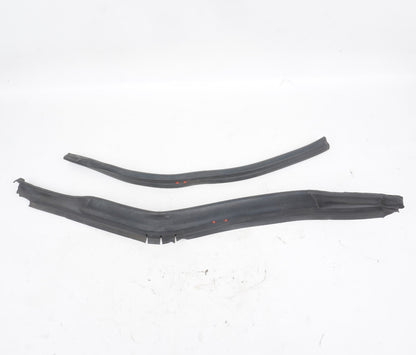 08-14 MERCEDES BENZ C300 C250 HOOD UNDERSIDE WEATHER STRIP SEALS SET OF 2 OEM