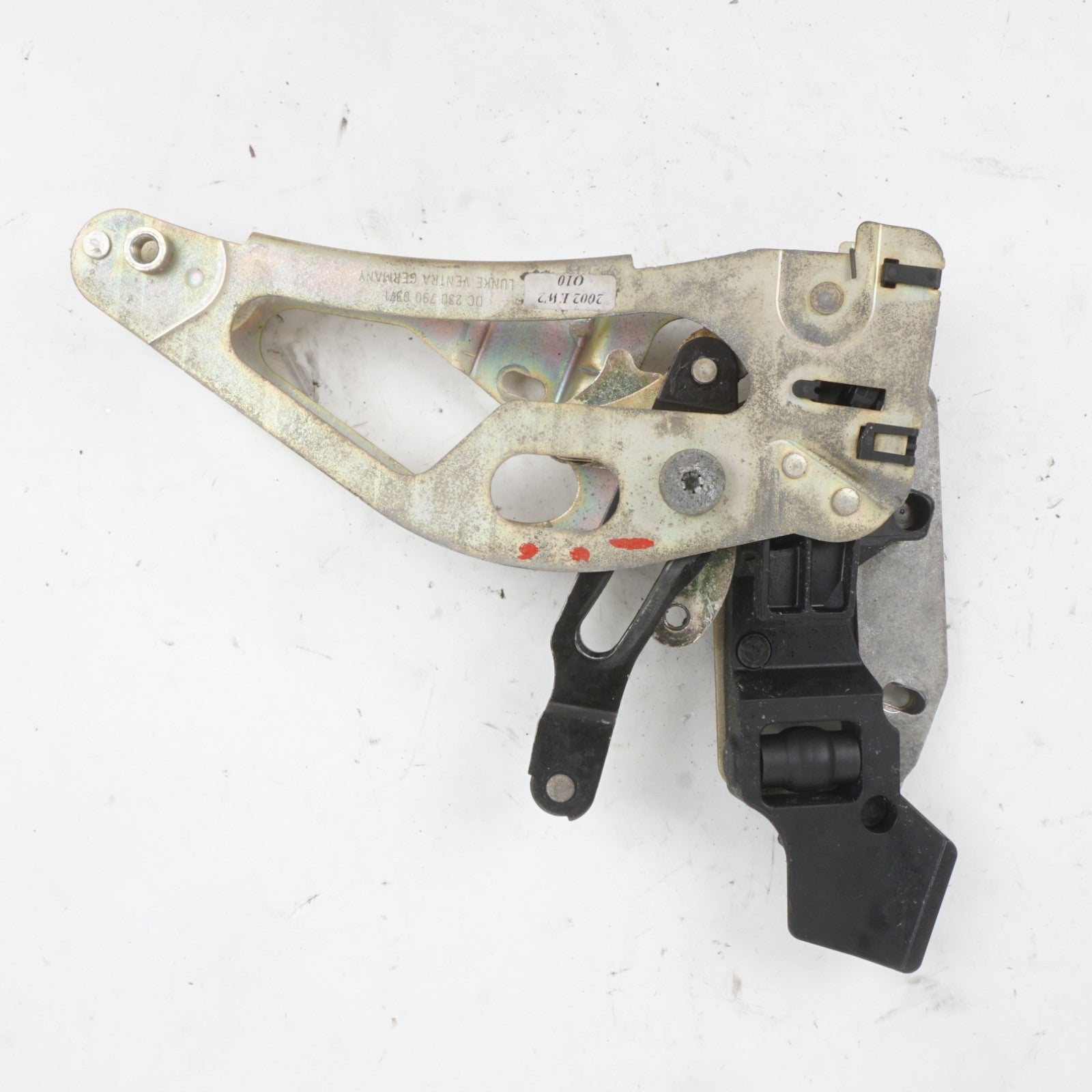 03-12 Mercedes R230 SL500 SL55 AMG Left Trunk Lock Frame Cylinder 2307900371 OEM