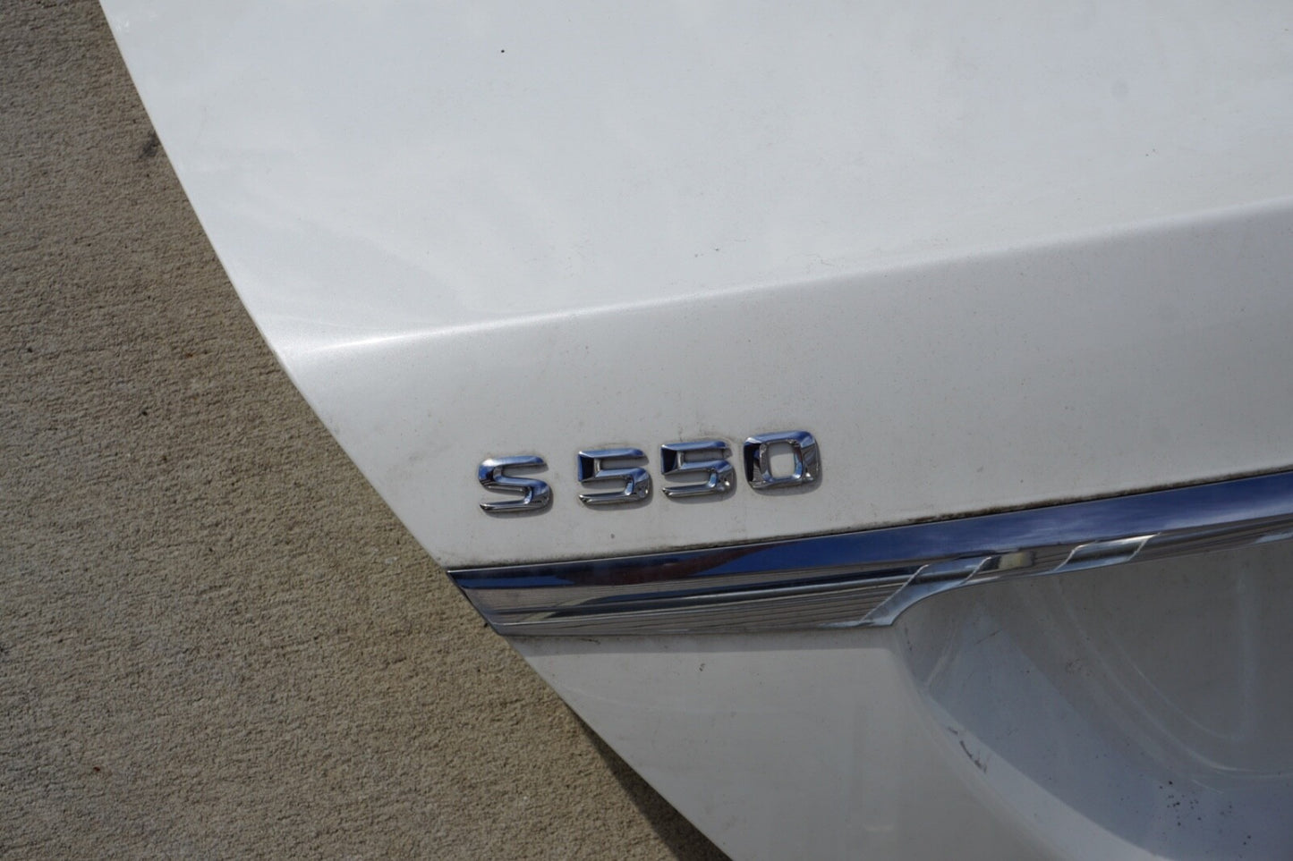 2014-2020 MERCEDES W222 S550 S560 S600 WHITE TRUNK LID  REAR TAILGATE TRUNK LID