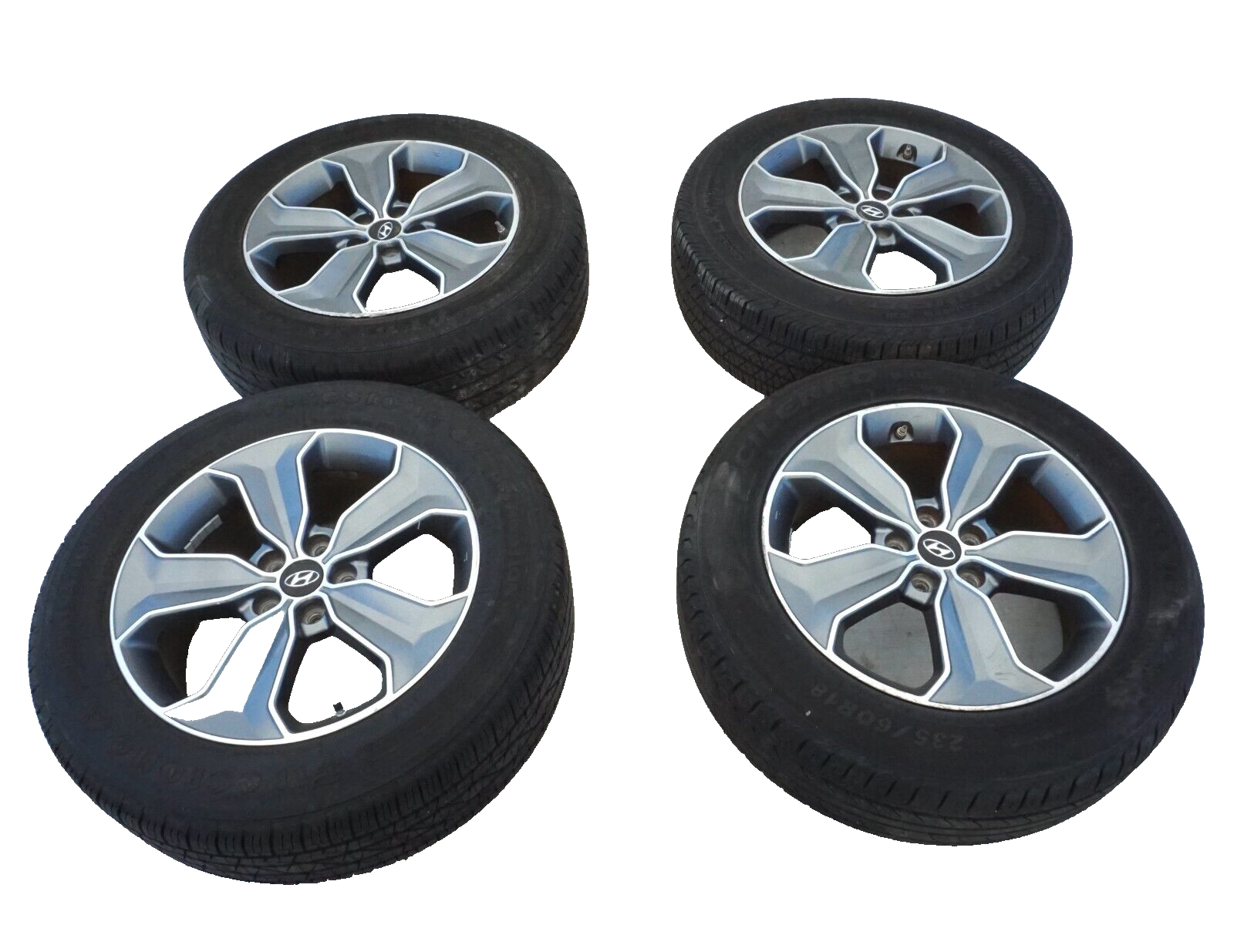 2013-2016 HYUNDAI SANTA FE ALLOY WHEEL RIM R18 7.5Jx18 SET OF 4 OEM
