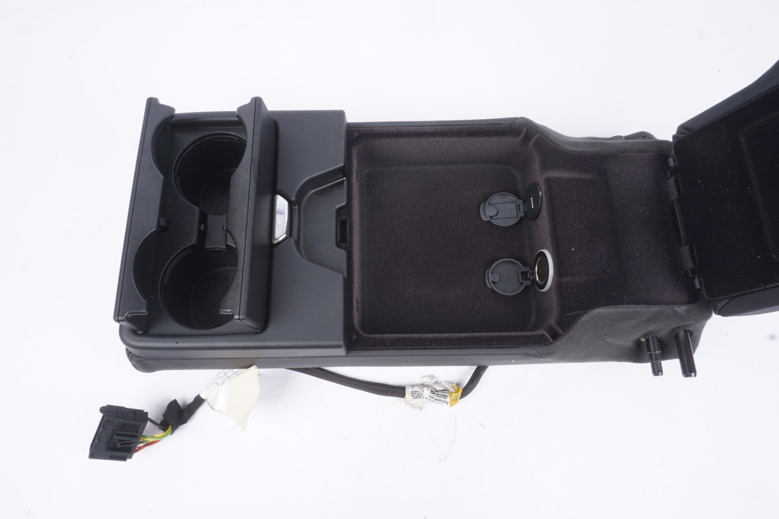 2014 - 2020 MASERATI GHIBLI REAR SEAT ARM REST ARMREST CUP HOLDER BLACK OEM