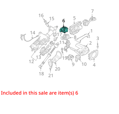 2006-2010 BMW 650I E63 E64 COLUMN WIPER & TURN & CRUISE COMBINATION SWITCH OEM