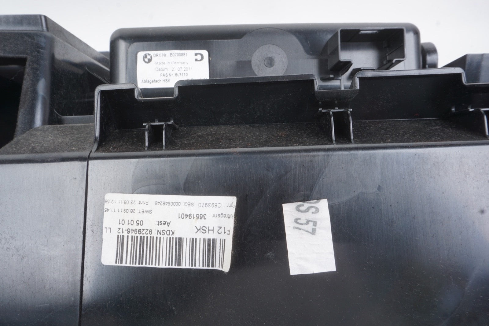 2013 - 2019 BMW 650i Gran Coupe Dashboard Glove Storage Box OEM