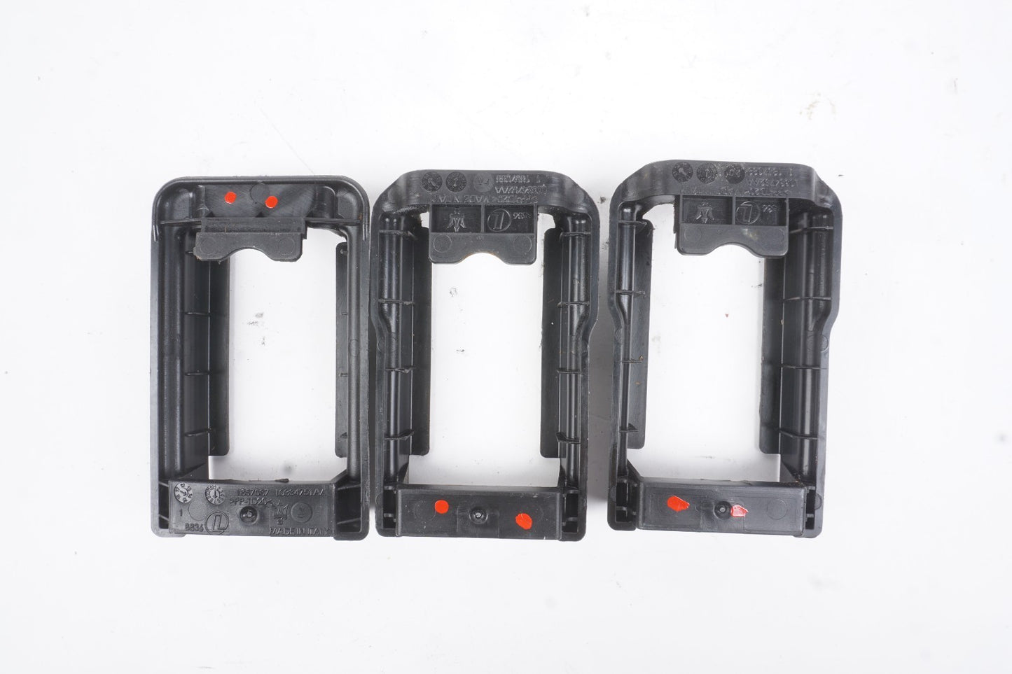 2014-2024 Maserati Ghibli Front Right Pass Seat Track Cover Trim Set Of 3 OEM