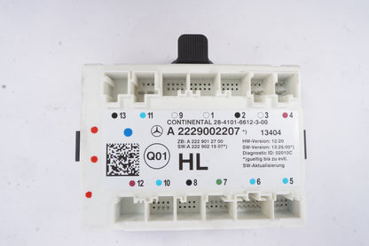 2014 - 2017 Mercedes W222 S550 Rear Left Door Control Module 2229002207 OEM