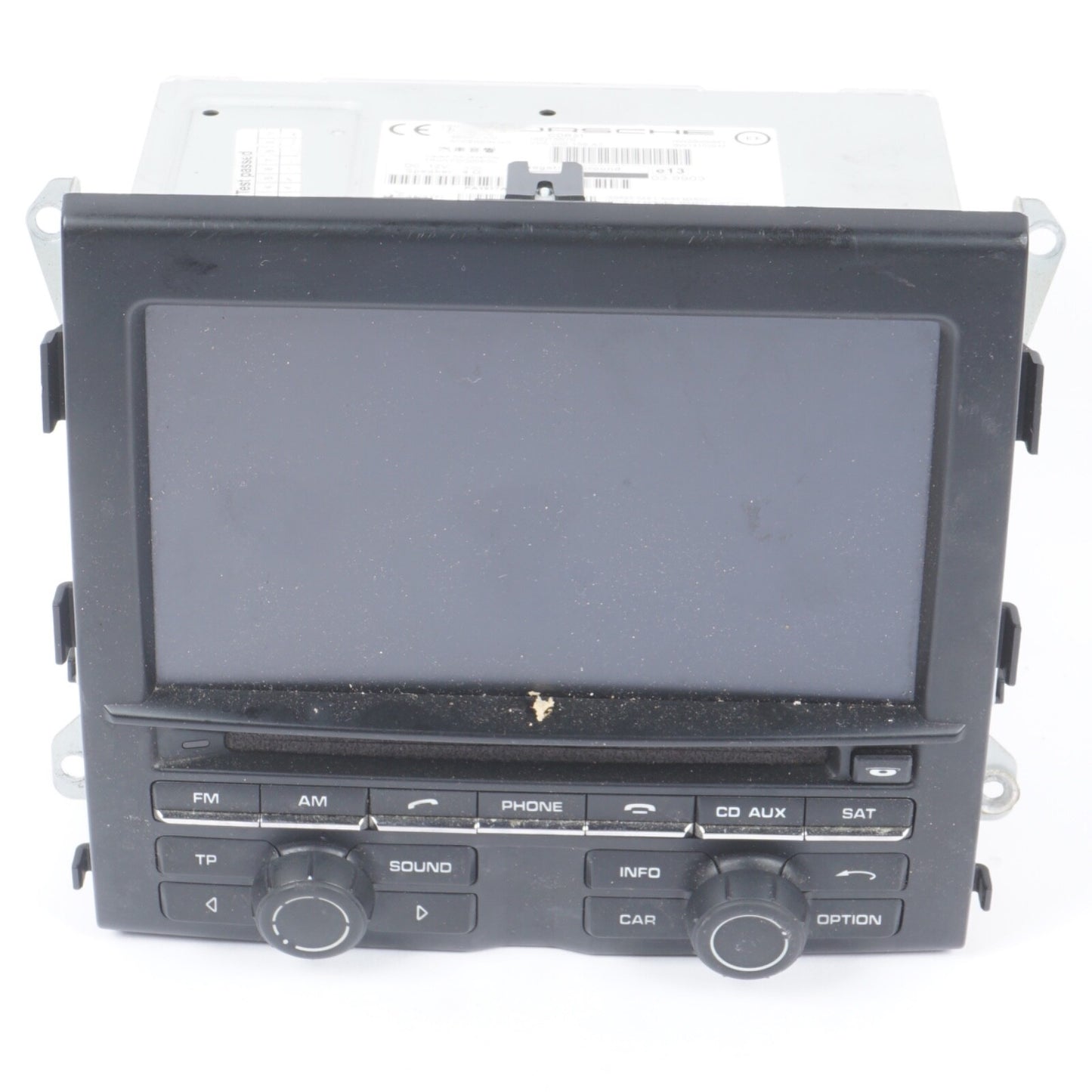 11-13 Porsche Cayenne S 958 Navigation GPS Radio CD Player Display Assembly OEM