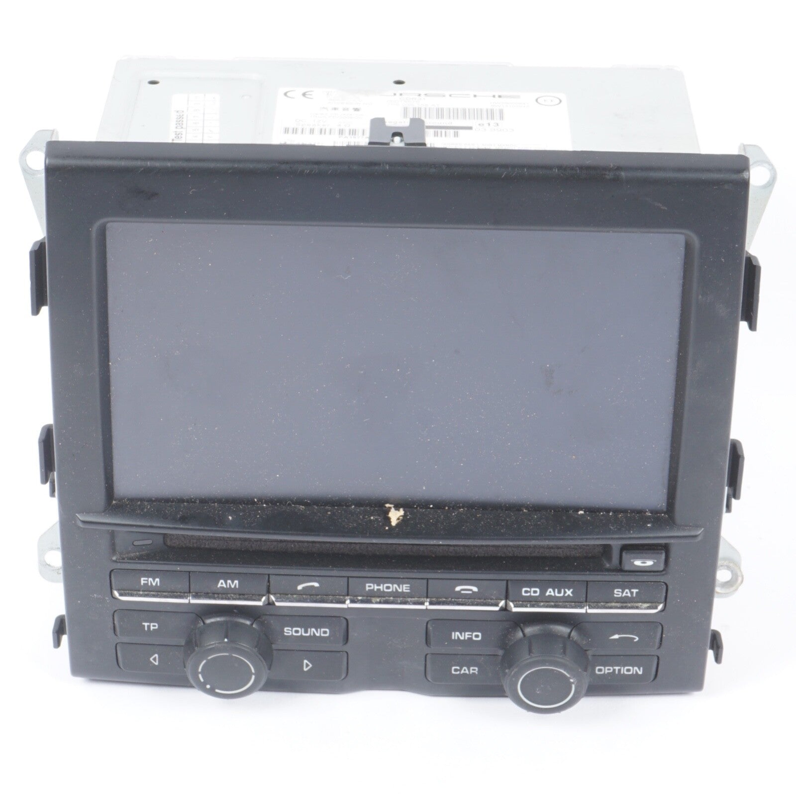 11-13 Porsche Cayenne S 958 Navigation GPS Radio CD Player Display Assembly OEM