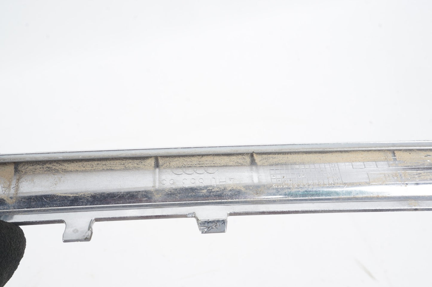 2011-2014 Audi A8 Quattro Bumper Grille Chrome Molding Left 2Pcs OEM