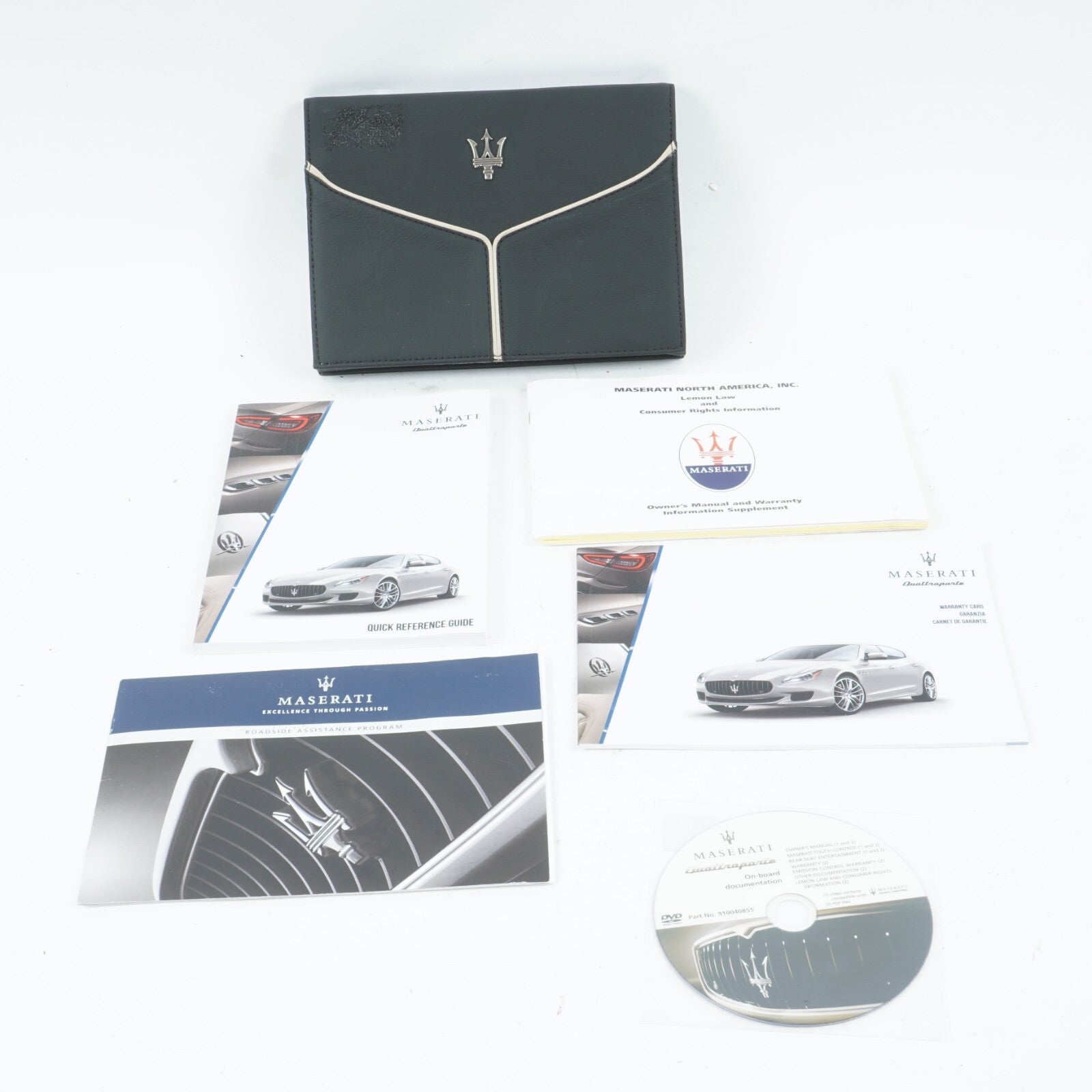 2016 MASERATI QUATTROPORTE OWNER'S MANUAL BOOK W/ CASE OEM