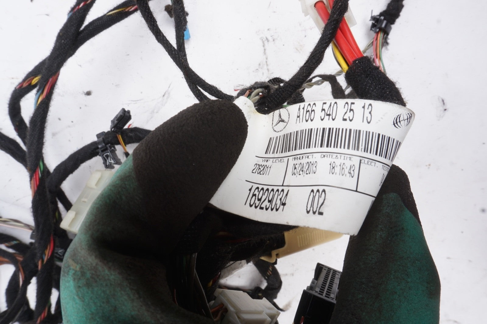 2013 - 2016 Mercedes GL450 X166 Front Dashboard Dash Panel Wire Harness OEM