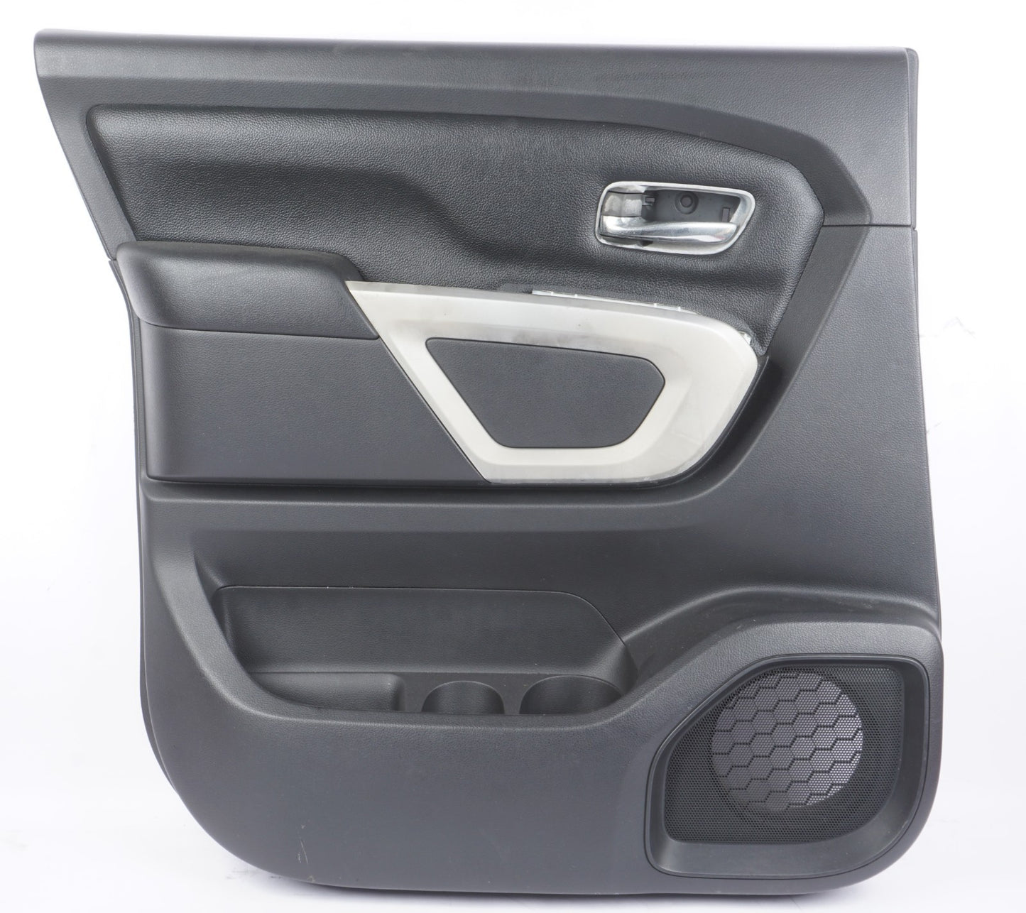 2019 - 2021 NISSAN TITAN REAR LEFT SIDE DOOR TRIM COVER PANEL BLACK OEM