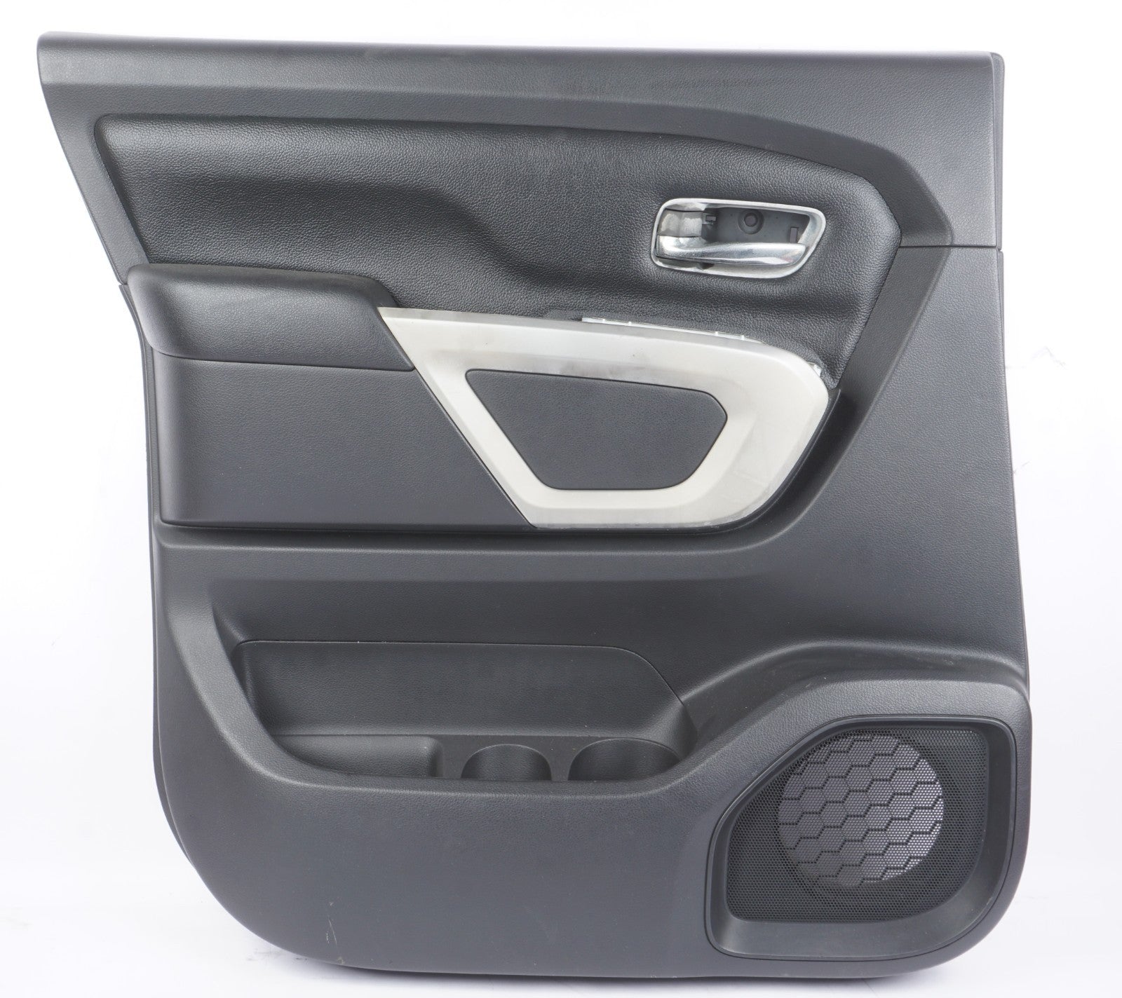 2019 - 2021 NISSAN TITAN REAR LEFT SIDE DOOR TRIM COVER PANEL BLACK OEM
