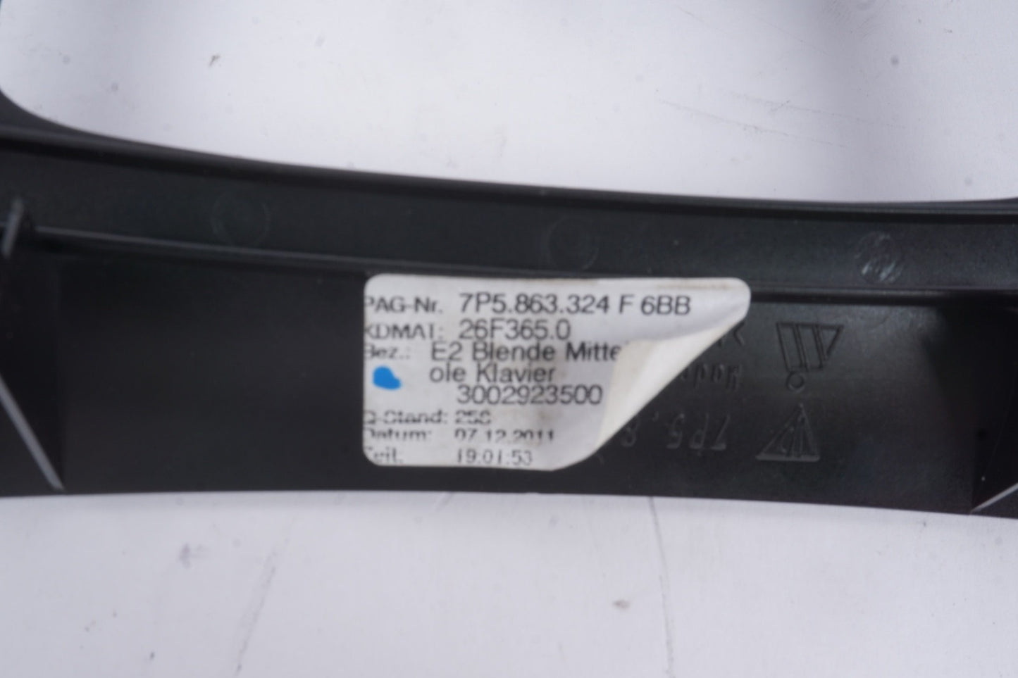 11-18 Porsche Cayenne 958 Center Console Gear Shifter Bezel Trim 7P5863324 Oem
