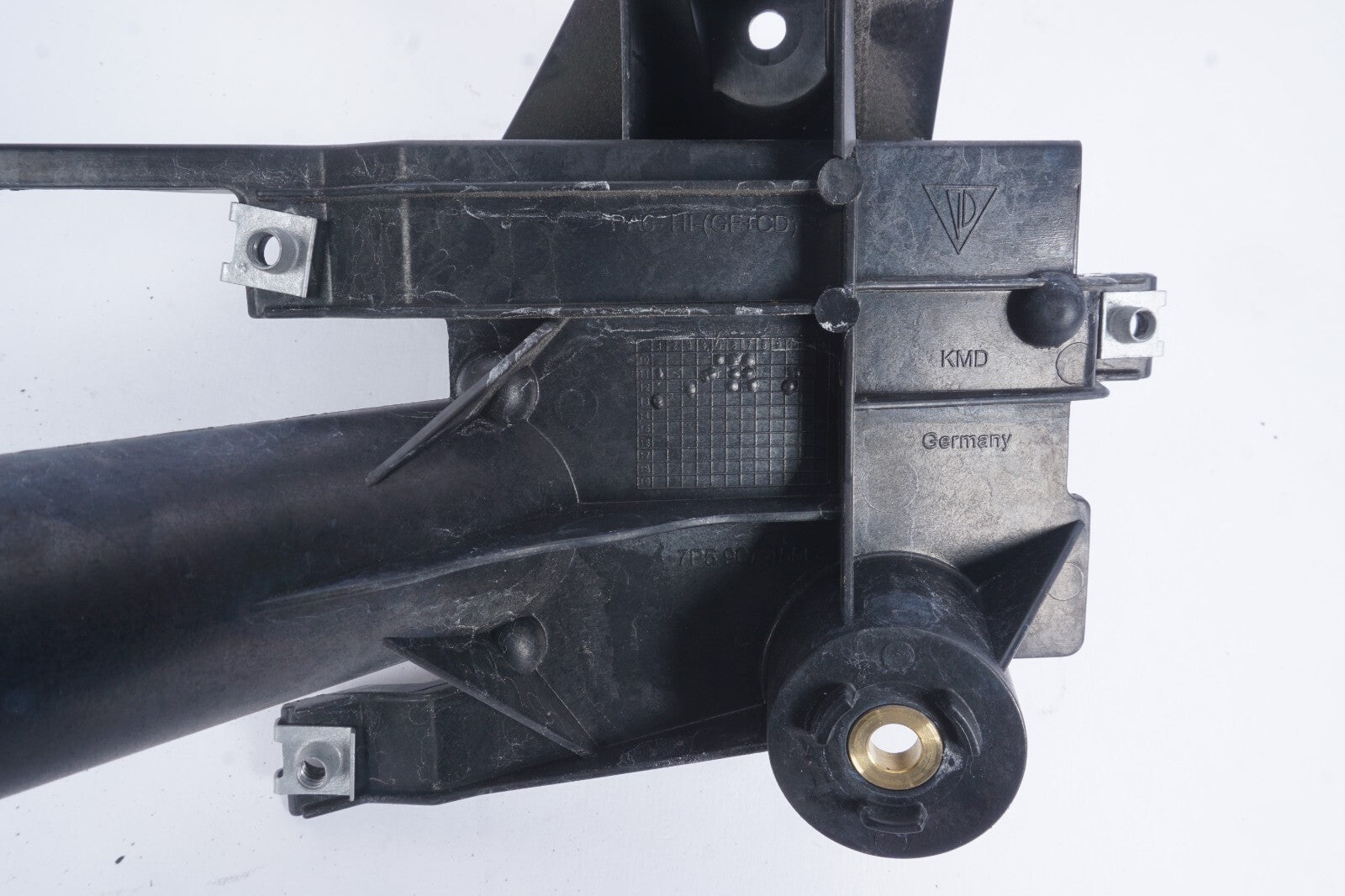 11-14 Porsche Cayenne Rear Left Driver Side Bumper Support Bracket Set Of 3 OEM