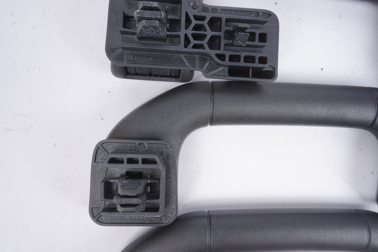 2010-2016 MERCEDES W212 E63 E350 E550 UPPER ROOF DOME GRAB HANDLE SET OEM