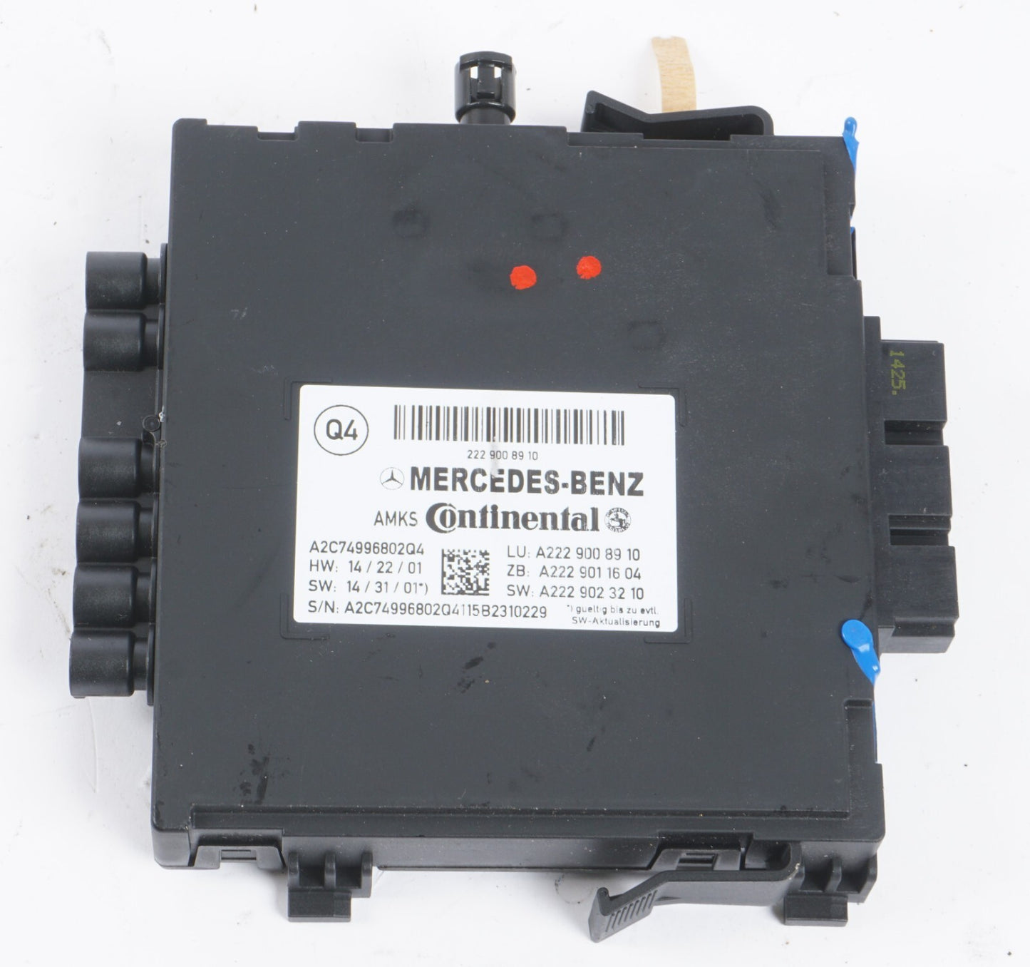 14 - 17 Mercedes S550 W222 Front Right passenger Seat Control Module Unit OEM