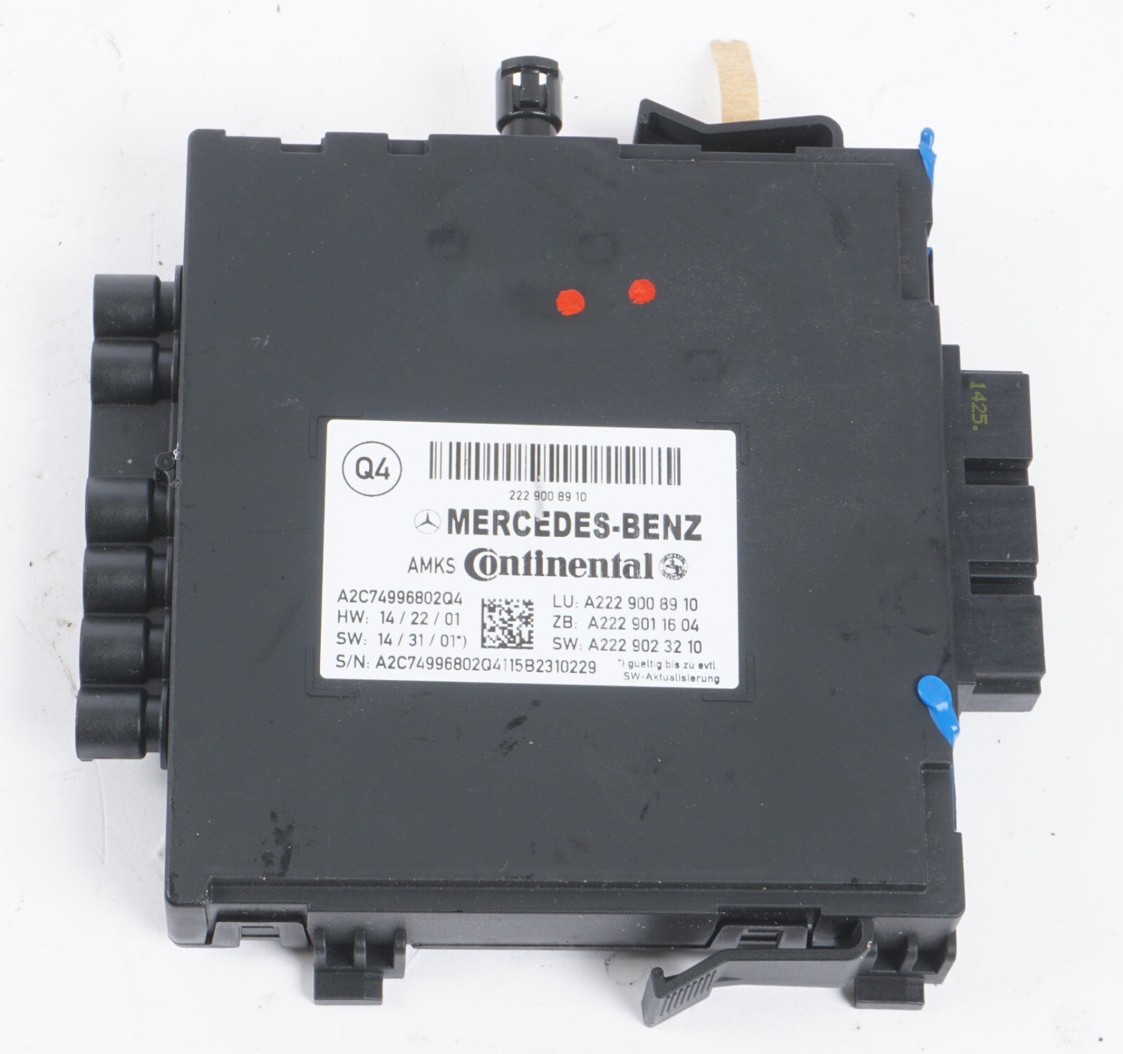 14 - 17 Mercedes S550 W222 Front Right passenger Seat Control Module Unit OEM