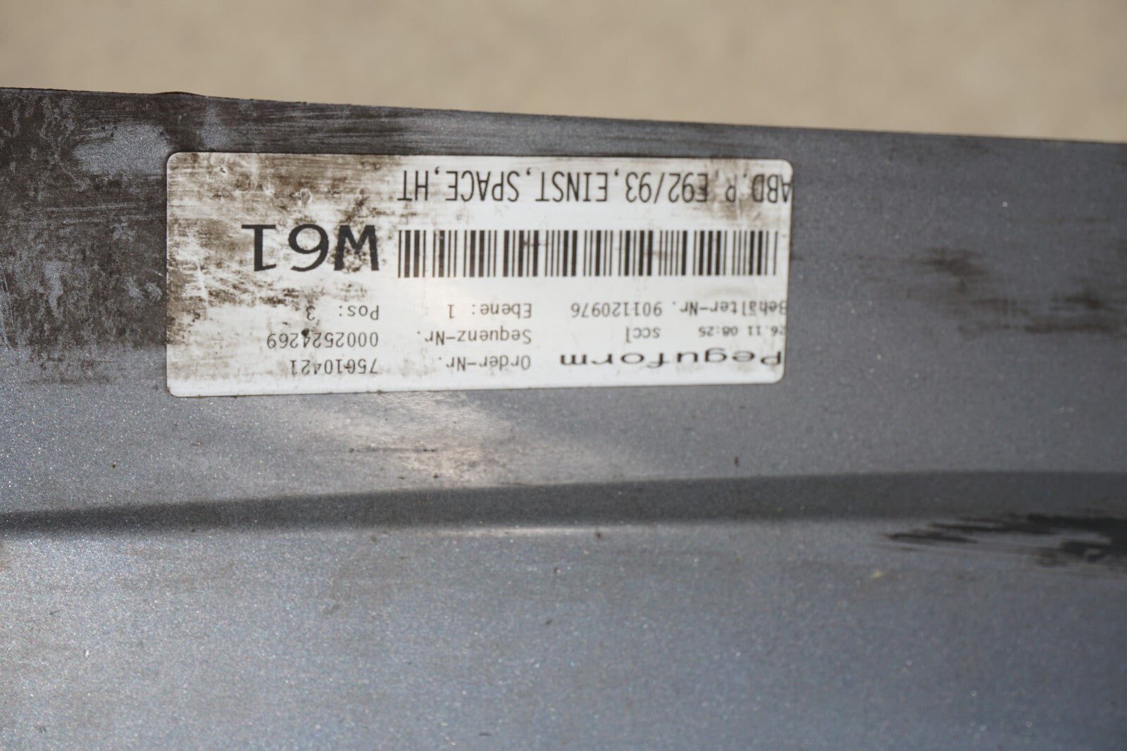 07 - 13 BMW 328i 335i Convertible Coupe Right Rocker Panel Skirt Molding OEM