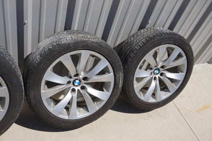 06-10 BMW 650i Wheels Wheel 18x8 Alloy 5 Double V Spoke Fits 599166 Set of 4