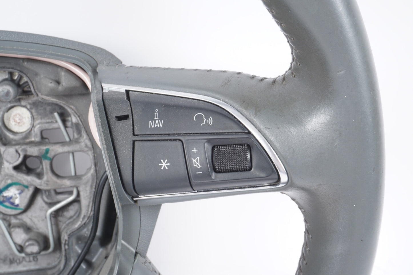 2012-2015 AUDI A6 A7 - 4 SPOKE STEERING WHEEL GRAY OEM