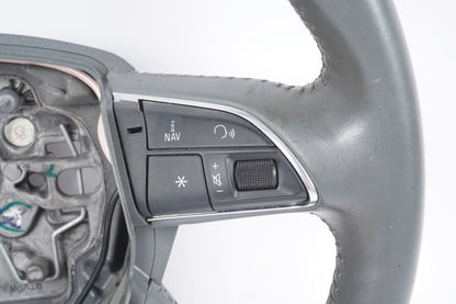 2012-2015 AUDI A6 A7 - 4 SPOKE STEERING WHEEL GRAY OEM