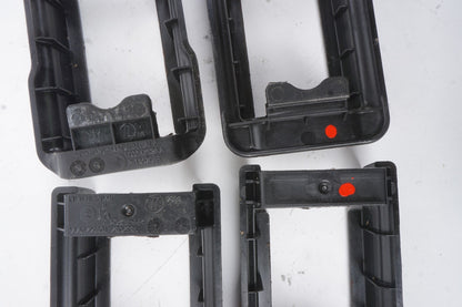 2014-2024 Maserati Ghibli Front Left Driver Seat Track Cover Trim Set Of 4 OEM