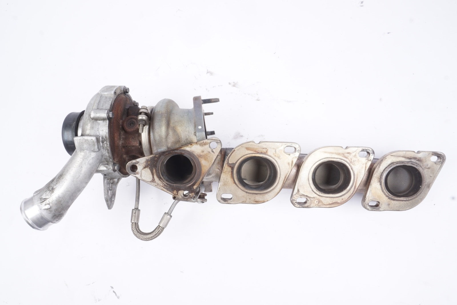 2014 - 2017 Mercedes W222 S550 E550 CL550 M278 Left Turbocharger Turbo Manifold