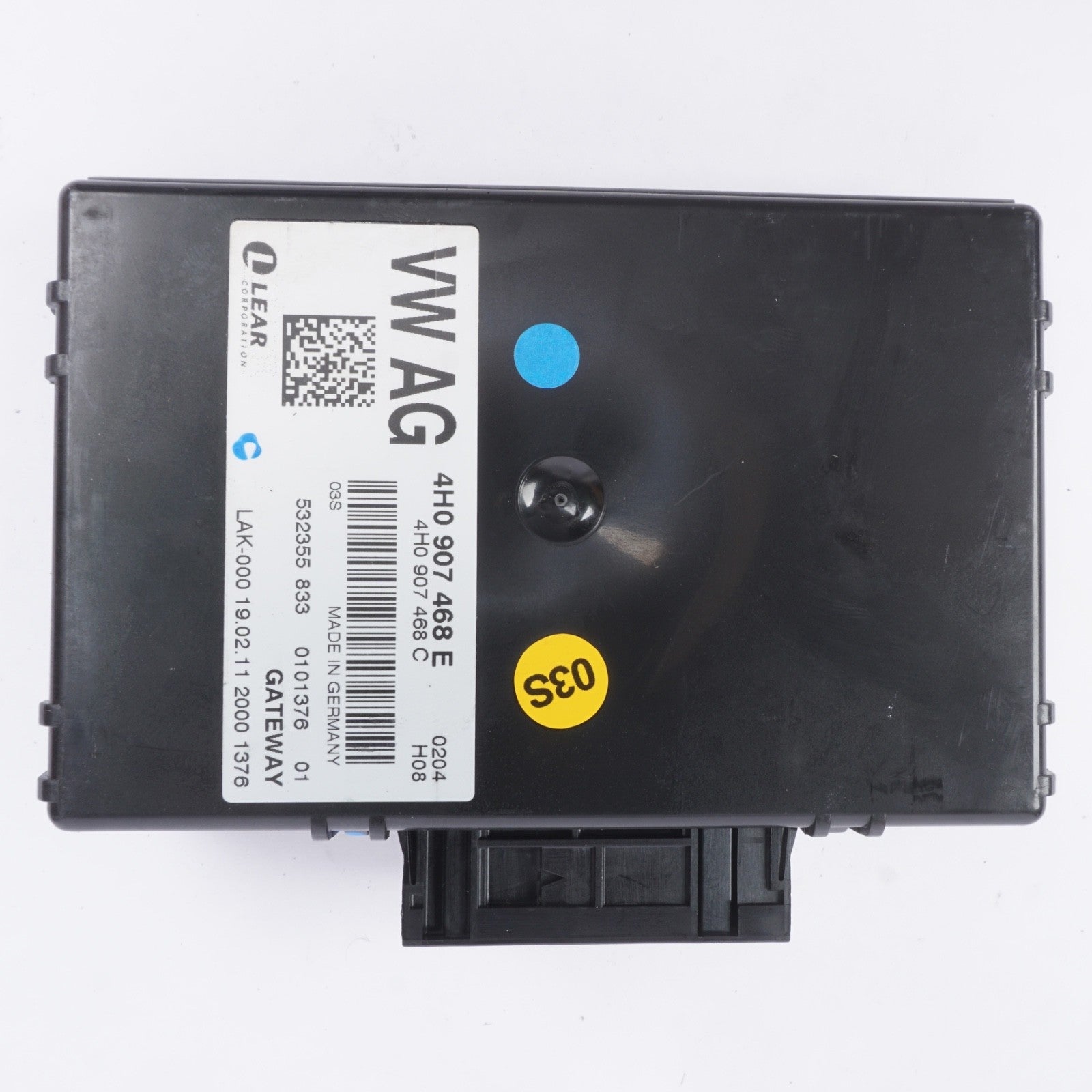12-17 Audi D4 A8 L Quattro VW AG Gateway Interface Control Module 4H0907468F OEM