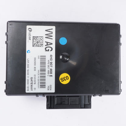12-17 Audi D4 A8 L Quattro VW AG Gateway Interface Control Module 4H0907468F OEM