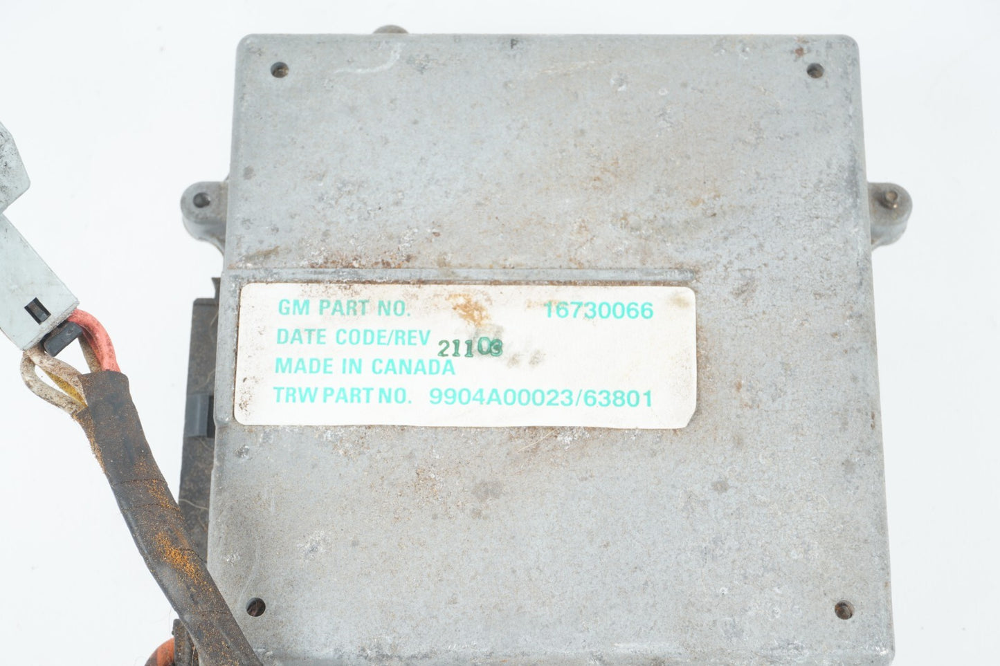 1993 Cadillac Allante Chassis ECM CONTROL MODULE 16730066 OEM