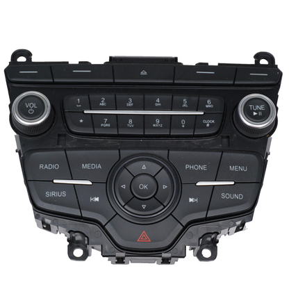 16 17 18 FORD FOCUS AM/FM SIRIUS RADIO CONTROL PANEL FACE PLATE  OEM